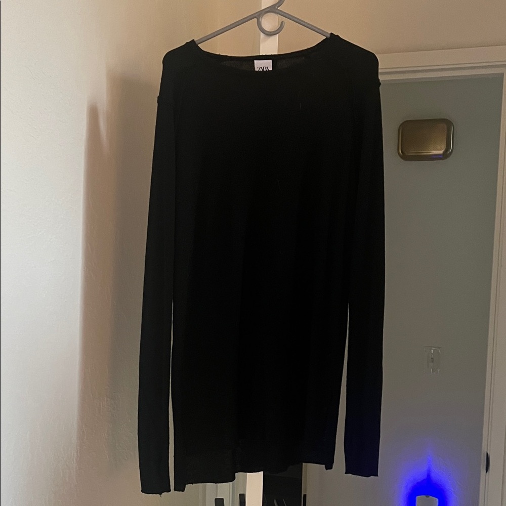 Zara Charcoal Knit Sweater